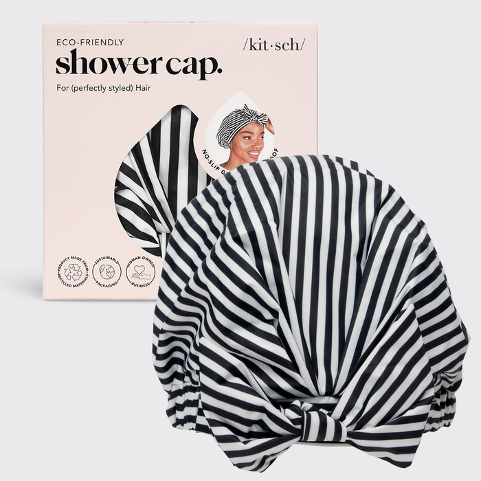 Luxury Shower Cap - Stripe