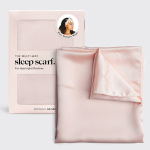 Satin Sleep Scarf - Blush