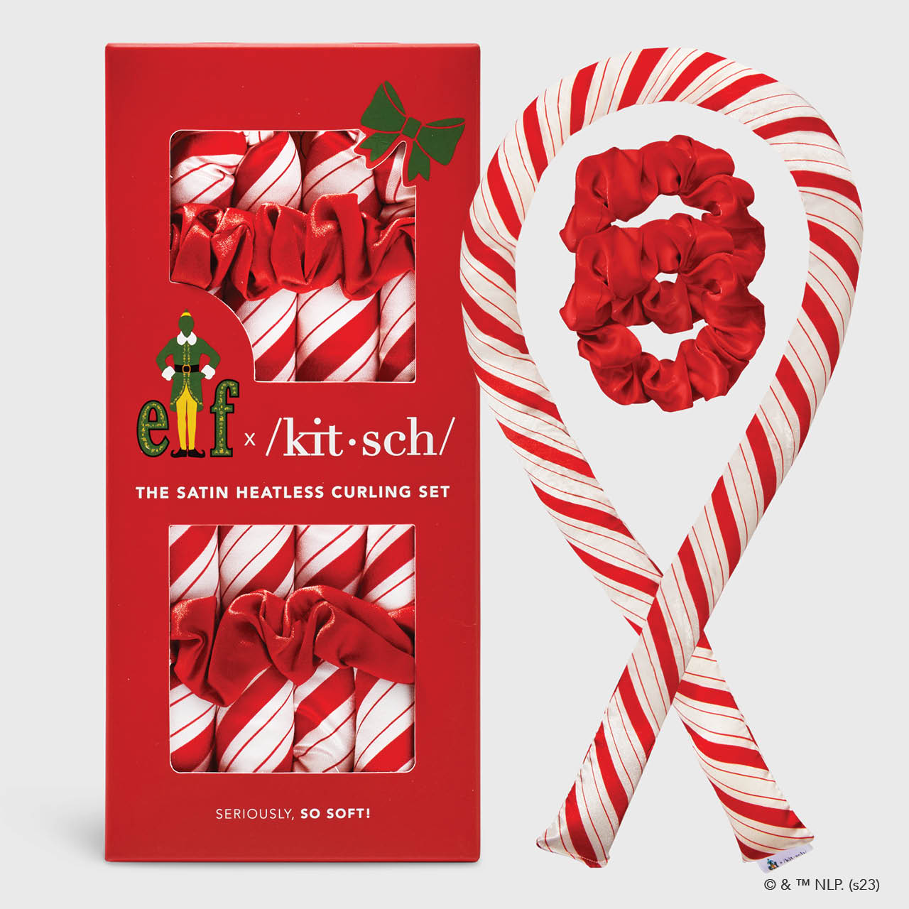 elf x Kitsch Satin Heatless Curling Set - Zuckerstange