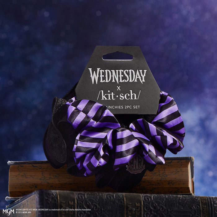 Conjunto de elásticos Wednesday x Kitsch Nevermore