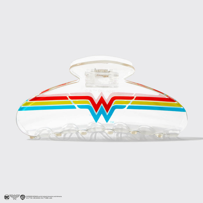 Kitsch x Wonder Woman Clip imprimé en acrylique transparent