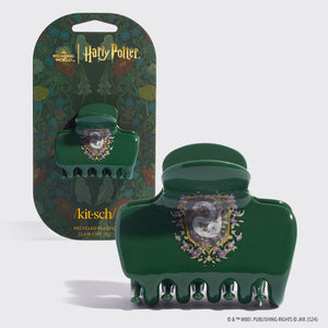 Harry Potter x Kitsch Krallenklammer aus recyceltem Kunststoff, 1 Stück – Slytherin