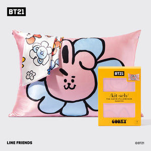 BT21 incontra la federa in raso Kitsch - COOKY