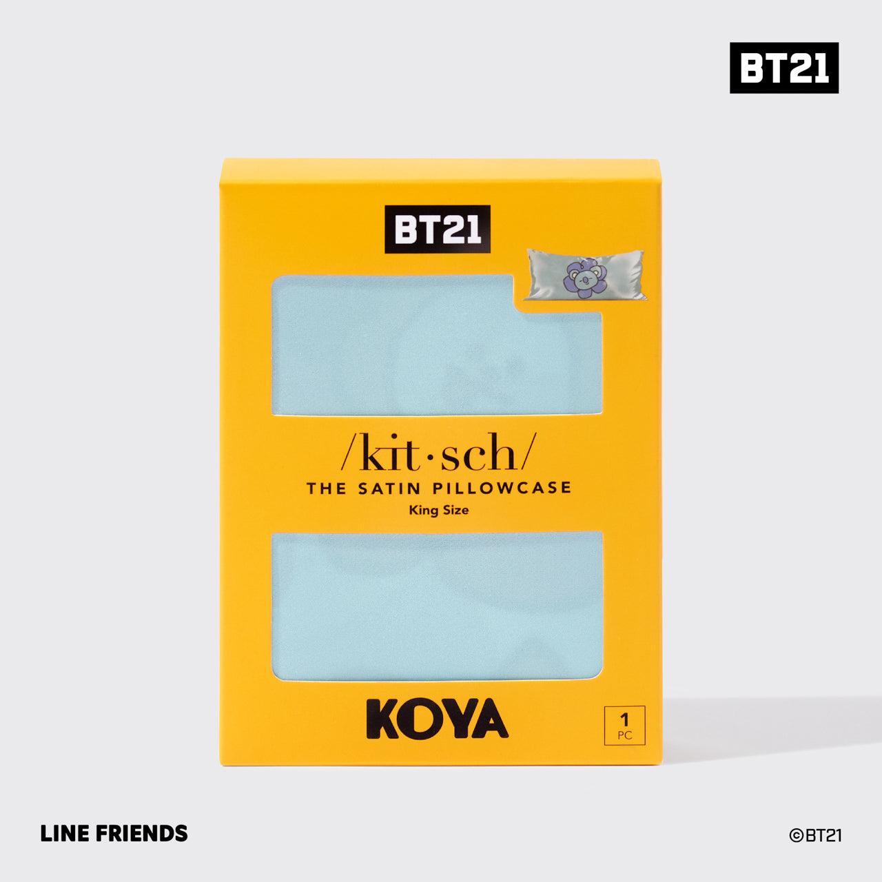 BT21 meets Kitsch Funda de cojín King - KOYA