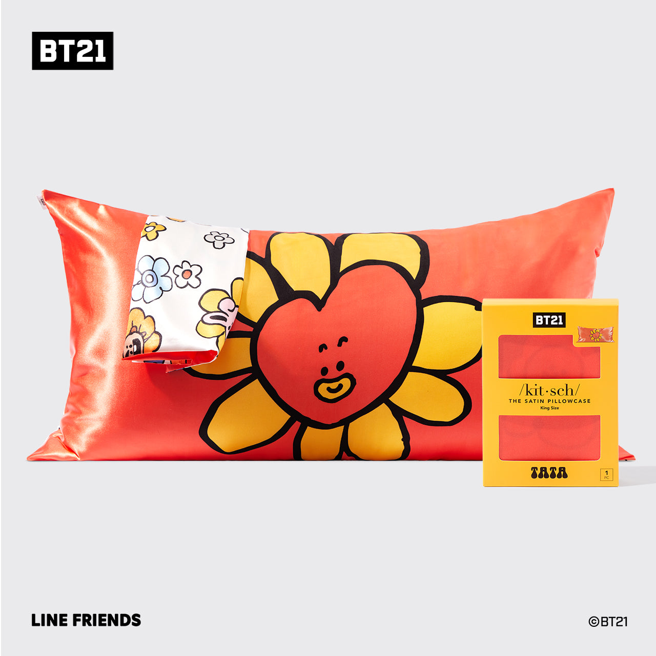 BT21 meets Kitsch Funda de almohada King - TATA