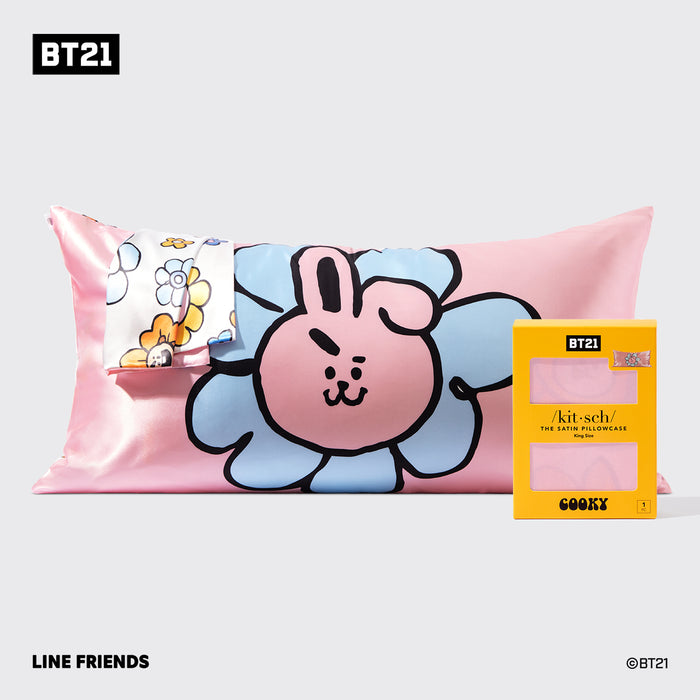 BT21 يلتقي Kitsch King Pillowcase - COOKY