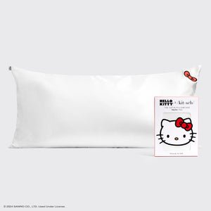 Hello Kitty x Kitsch Μαξιλαροθήκη King - Solid Ivory Kitty Bow