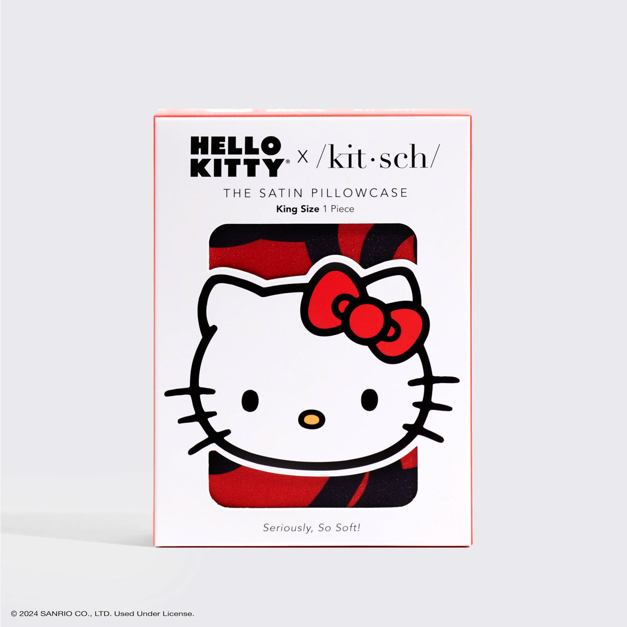 Hello Kitty x Kitsch Kussensloop King - Hello Kitty baadt in een zee van strikken