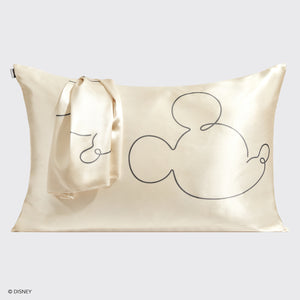 Kitsch x Mickey and Minnie Pillowcase Bundle - Cream