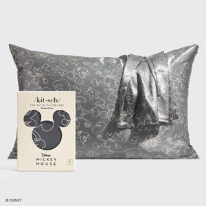 Kitsch x Mickey and Minnie Satin Pillowcase Mickey Magic