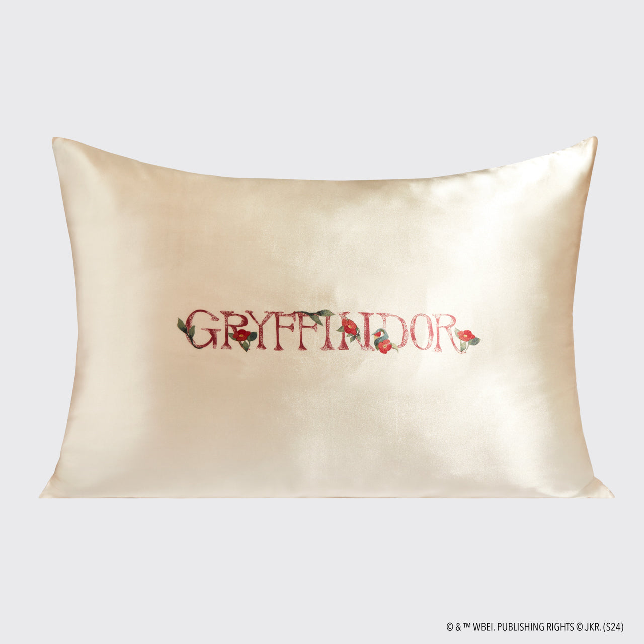 Fronha de Almofada Harry Potter x Kitsch Satin Standard - Gryffindor