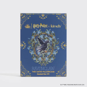 Fronha de Almofada Harry Potter x Kitsch Satin Standard - Ravenclaw