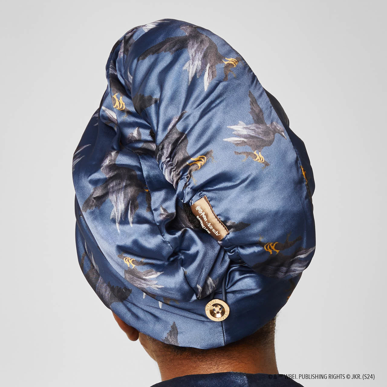 Kitsch x Harry Potter Serviette à cheveux enveloppée de satin - Ravenclaw