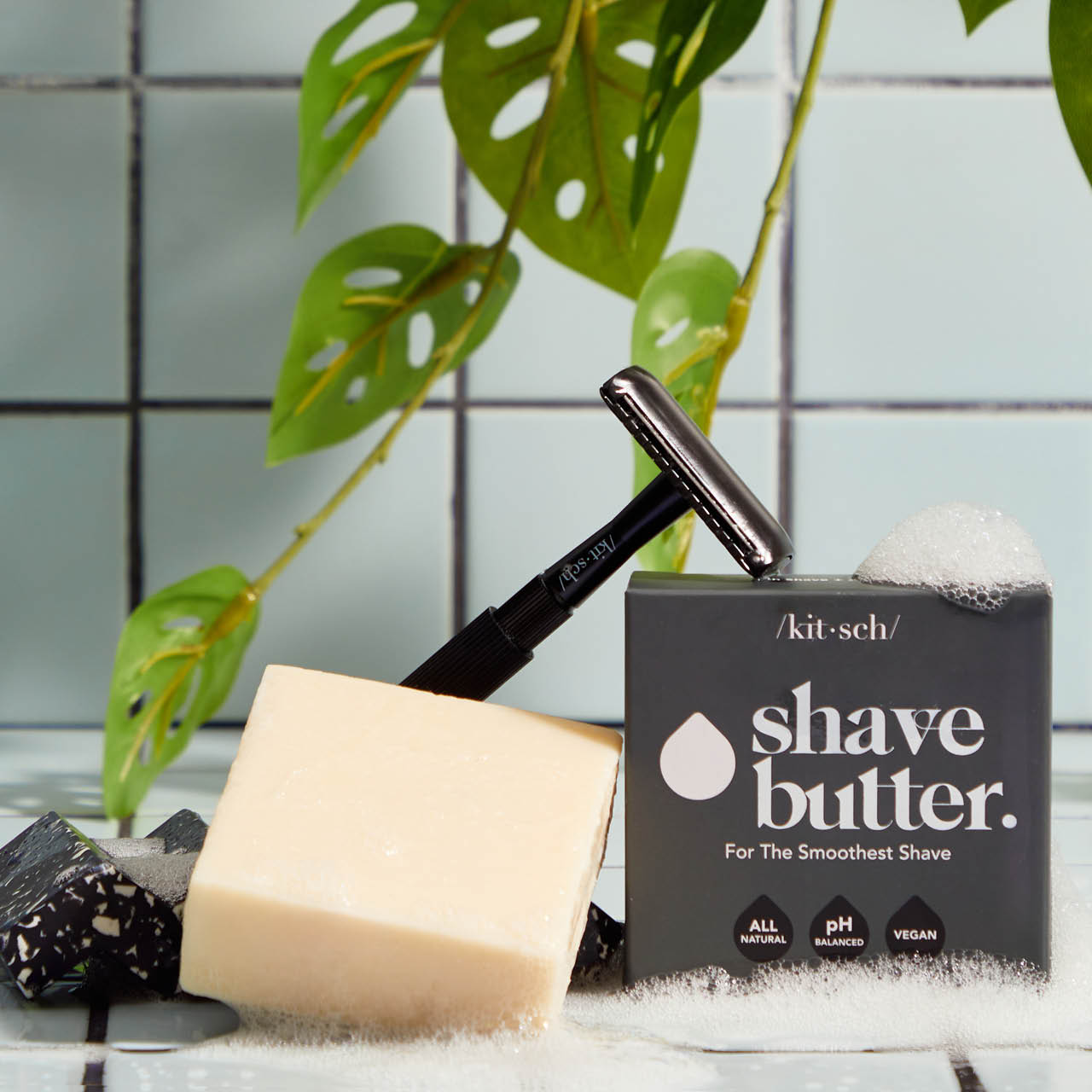 Safety Razor & Shave Butter Bundle - Black