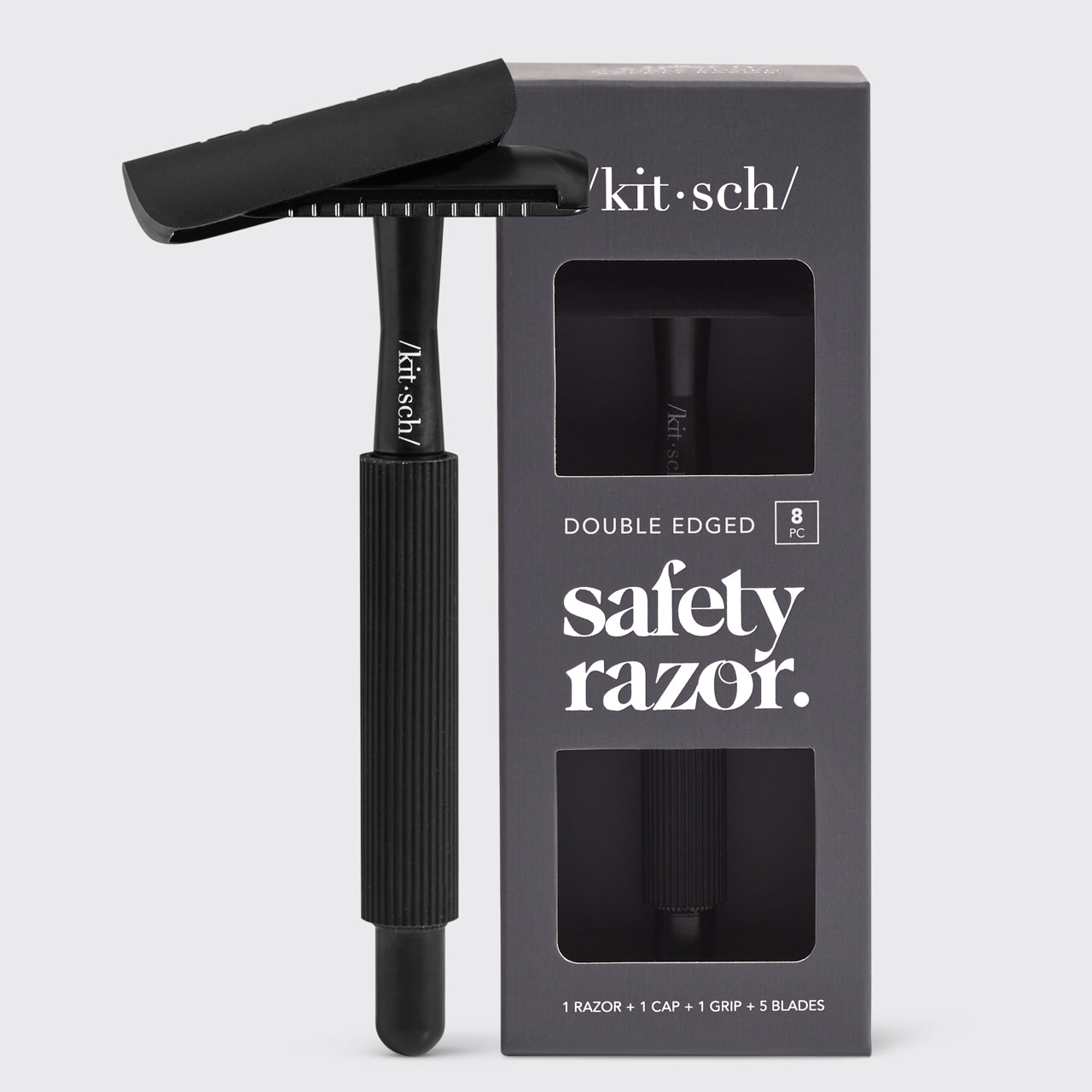 Safety Razor & Shave Butter Bundle - Black