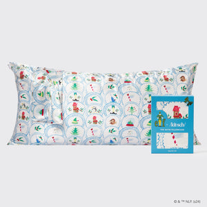 Kitsch x elf Satin Pillowcase King - North Pole