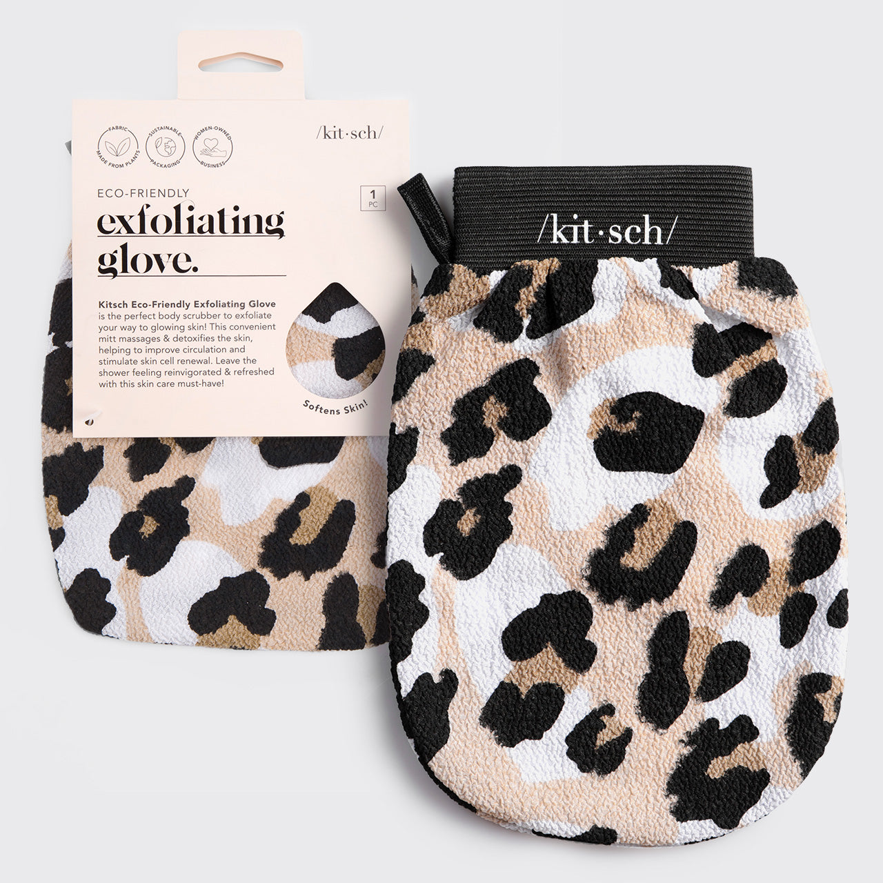 Peeling-Handschuh - Leopard