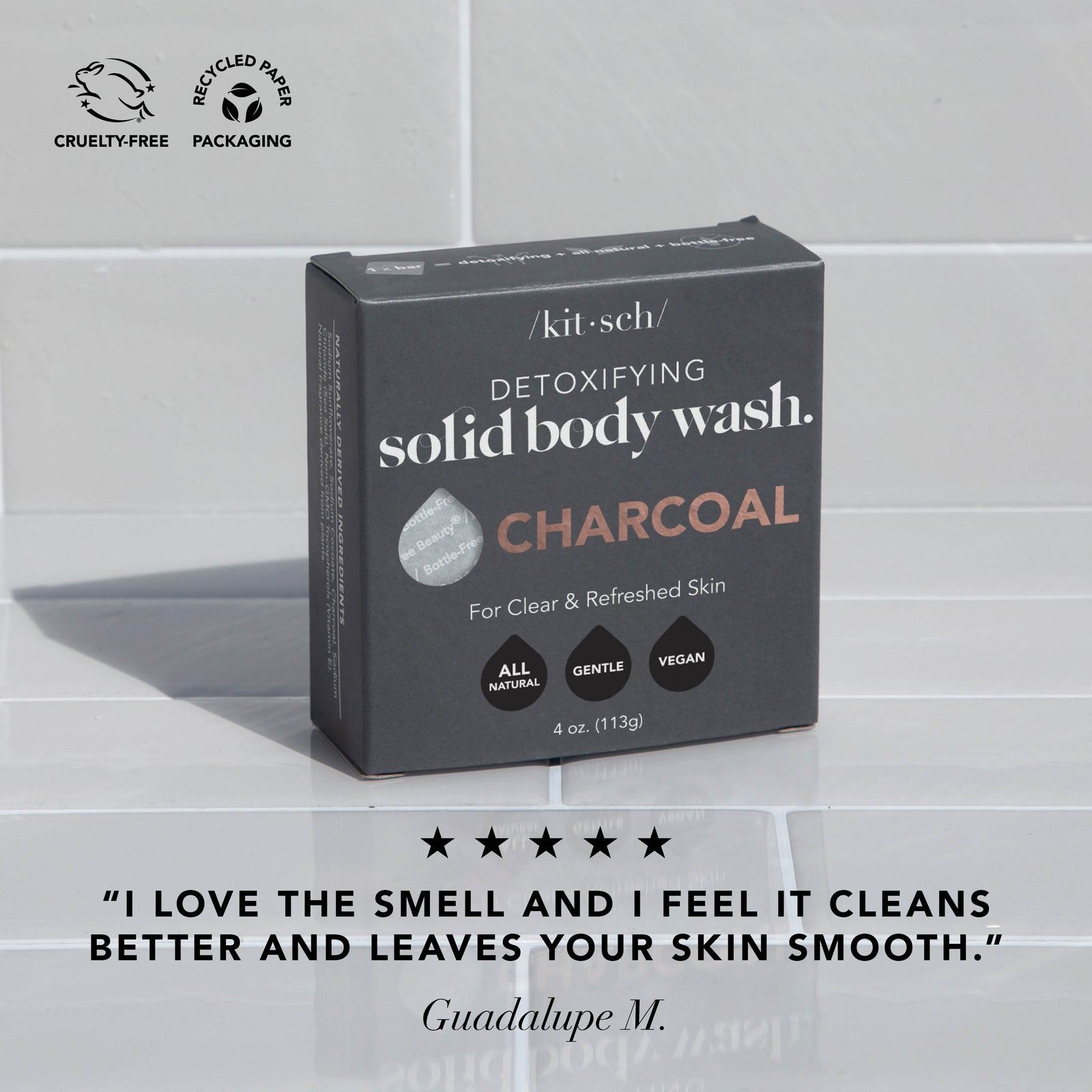 Charcoal Detoxifying Body Wash Bar