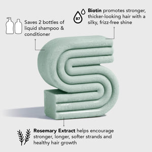 Volumizing Solid Shampoo Rozemarijn & Biotine