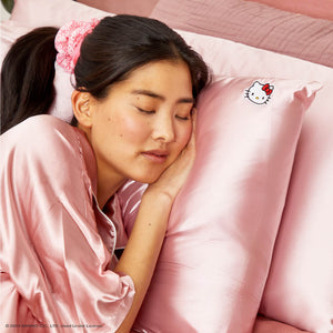 Kitsch x Hello Kitty Pillowcase King - Pink Hello Kitty Face