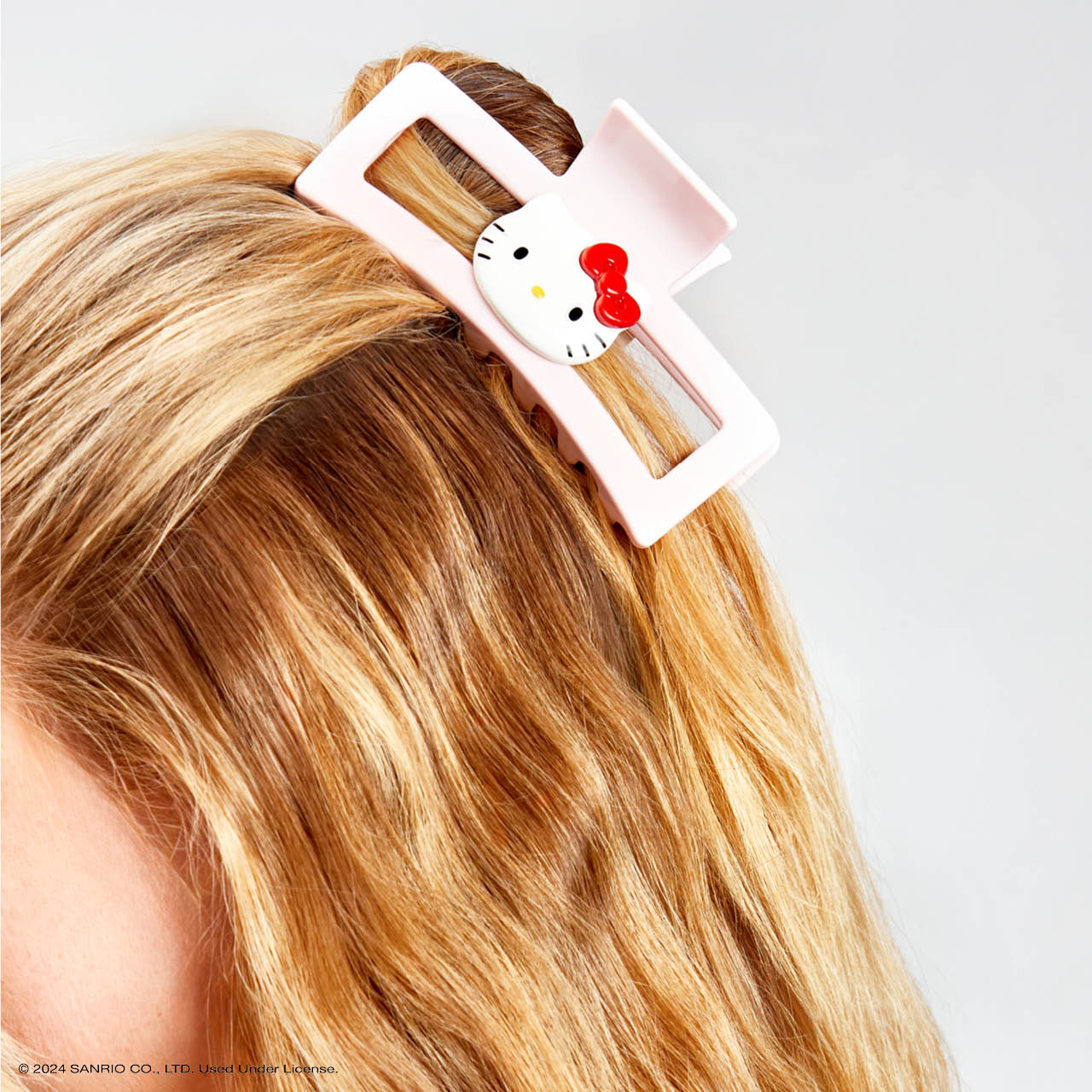 Kitsch x Hello Kitty Jumbo Open Shape Claw Clip - Hello Kitty Face