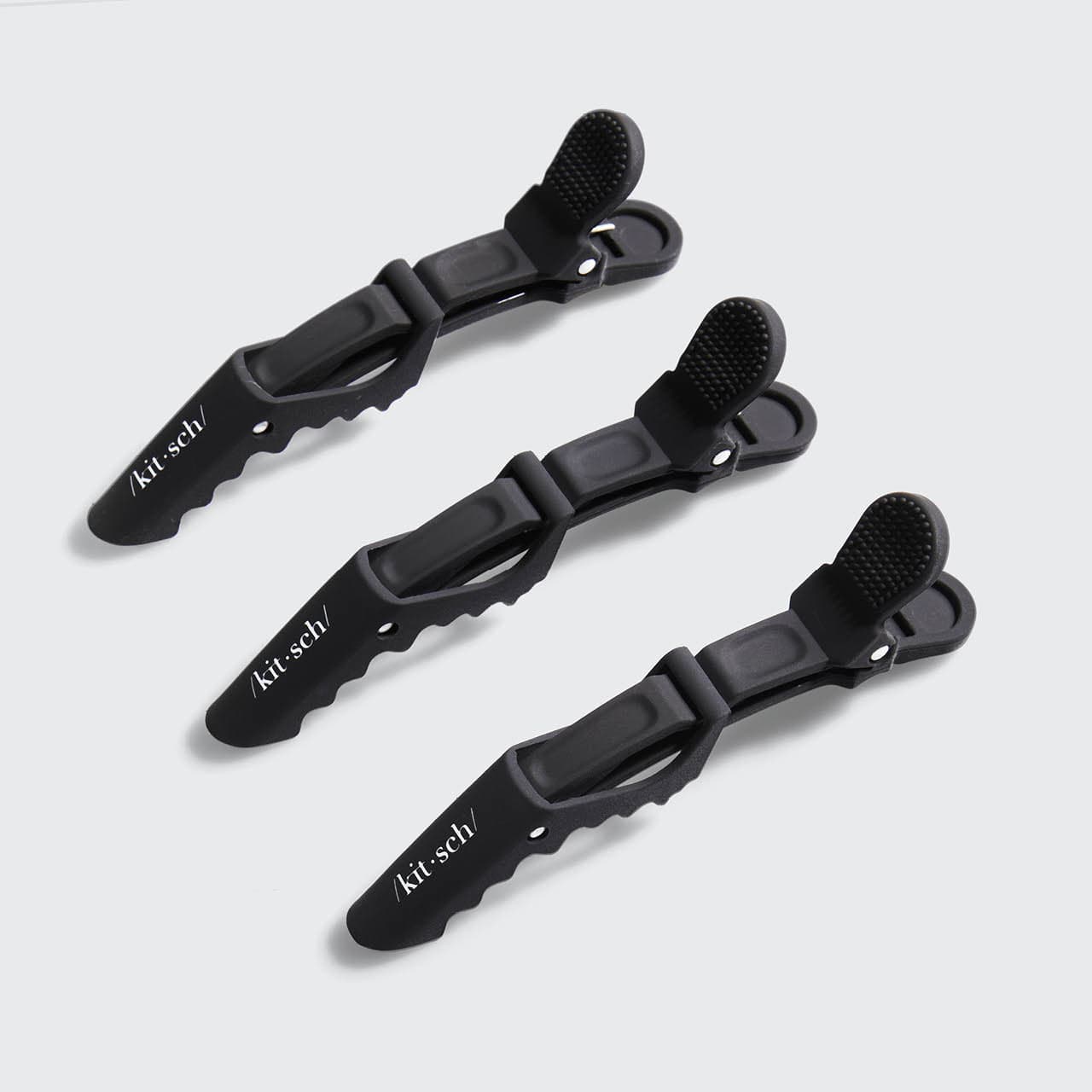 No Slip Crocodile Clip 3pc - Black